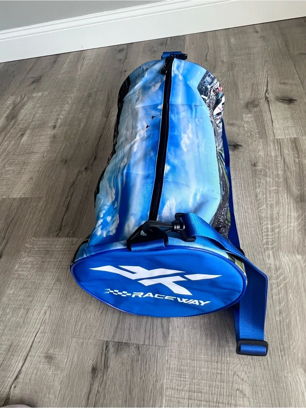 NEW World Wide Technology Raceway Duffel Bag with Adjustable Strap